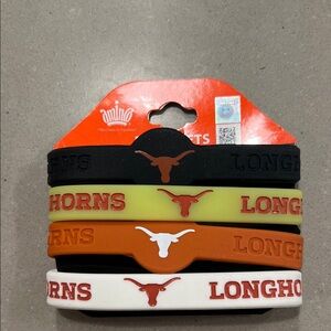 Longhorns Silicone Wristbands Set